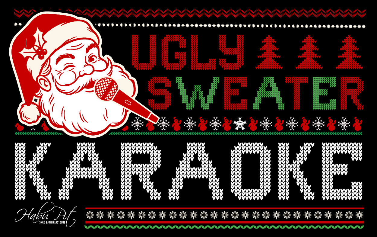 Ugly Sweater Karaoke at Habu Pit