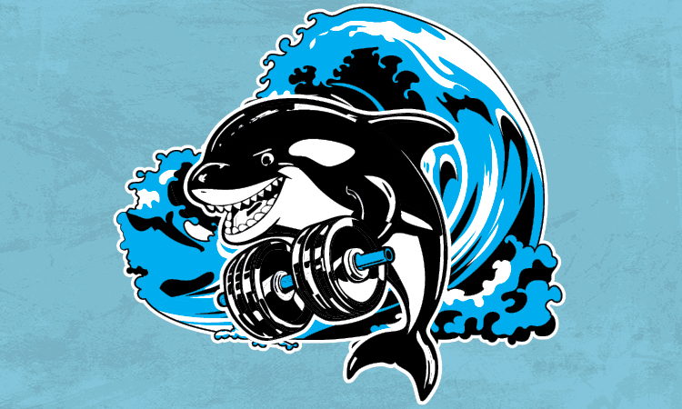 Orca's Poolside Strongman Competition