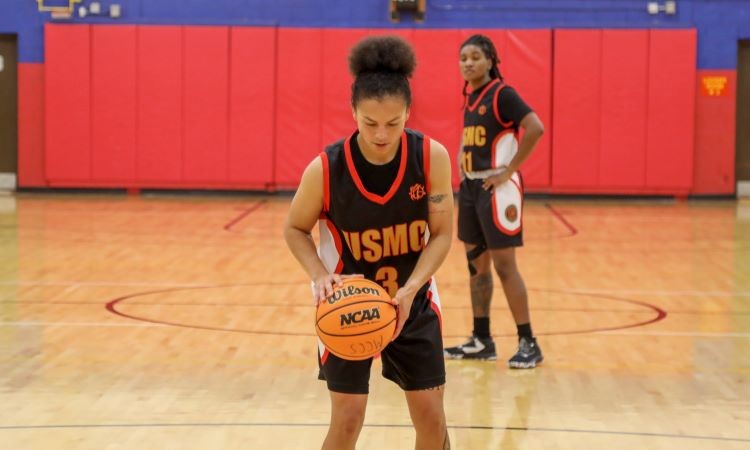 All-Marine Women's Basketball Scrimmage