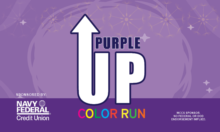 Purple Up! Color Run, Month of the Military Child