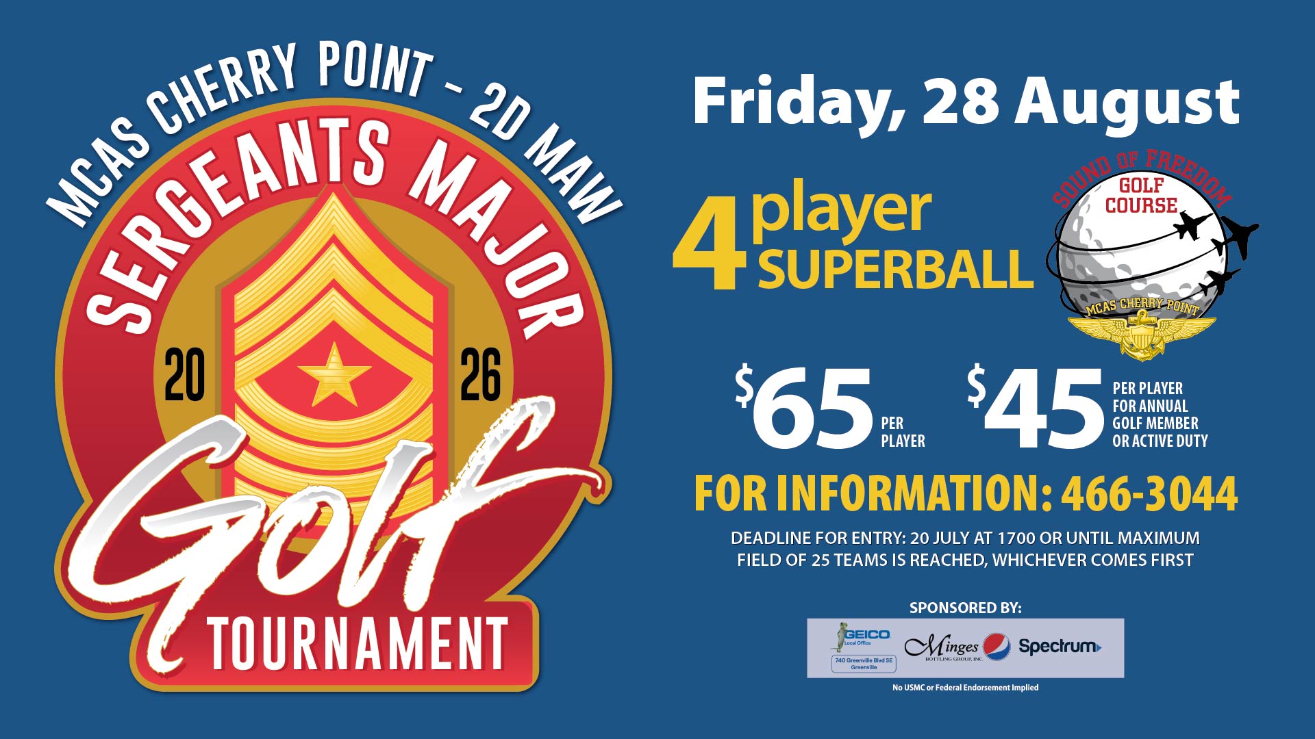 Sergeants Major Golf Tournament