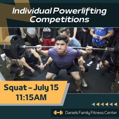 Squat Competition Jul 8-12