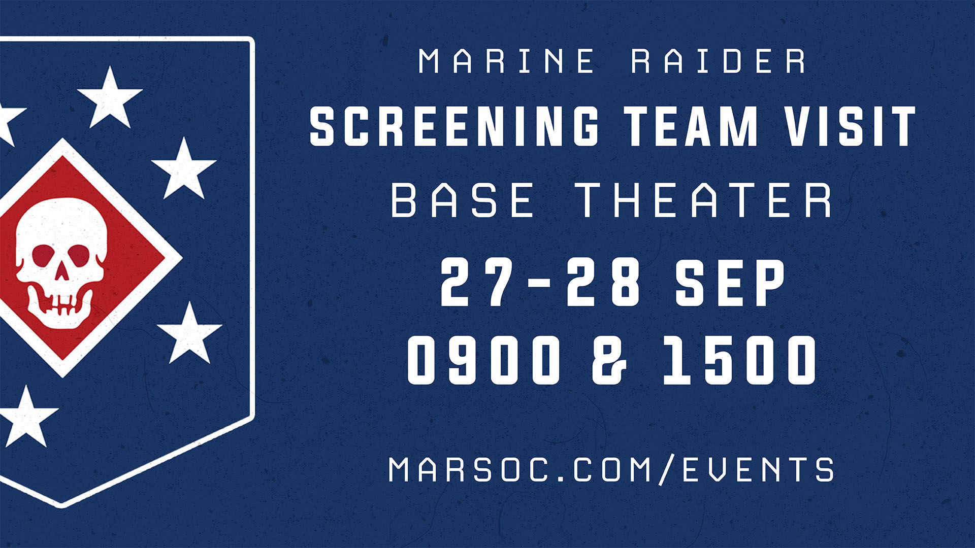 Marine Raider Screening Team Visit